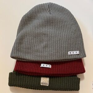 2 & 1 Read Head Knit Beanie Stack